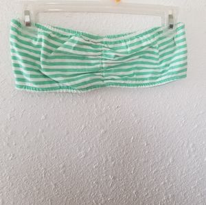 Strapless tube top bralette crop